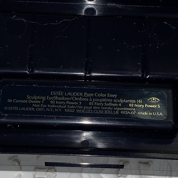 Estée Lauder’s Limited Ed 4 Pure Color Envy Eyeshadow Travel Size Pallet NWOB - Picture 5 of 7
